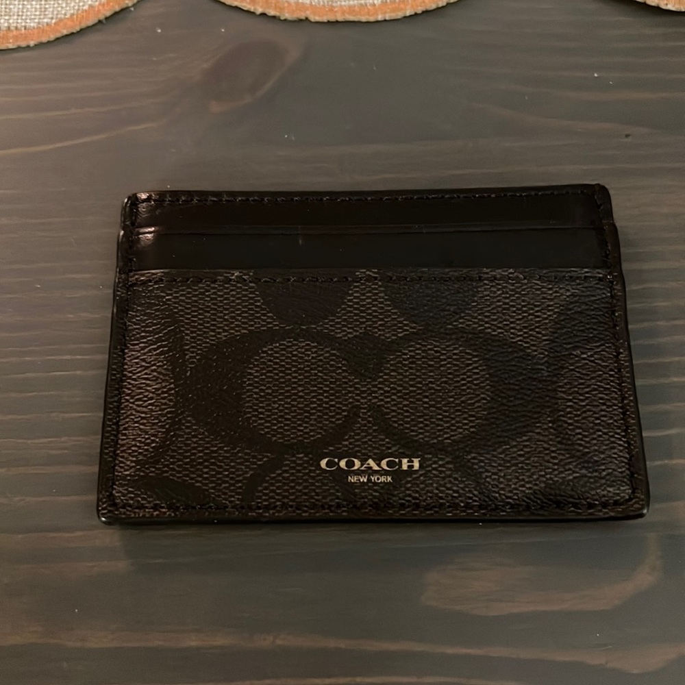Mens Coach Card Wallet
